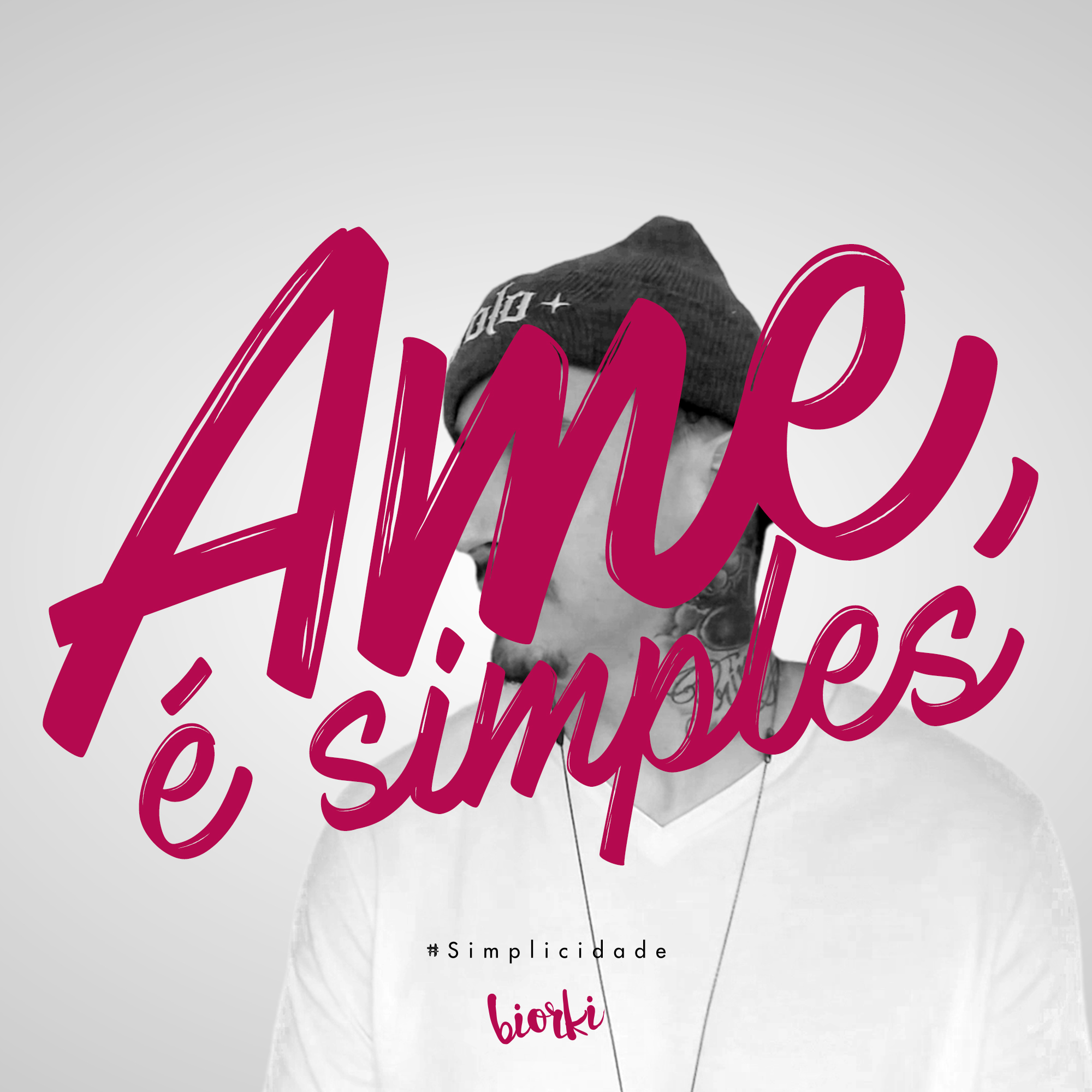 Capa da música Ame, é simples
